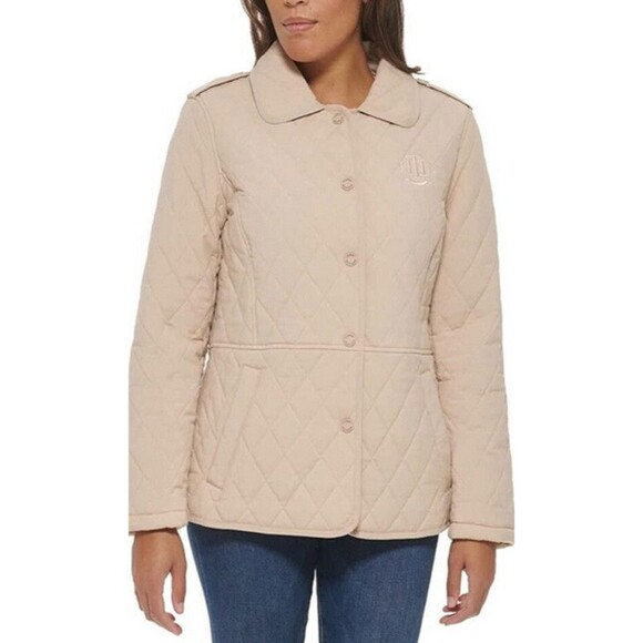 NWT Tommy Hilfiger Women’s Quilted Jacket Chino Size XL - Picture 1 of 4